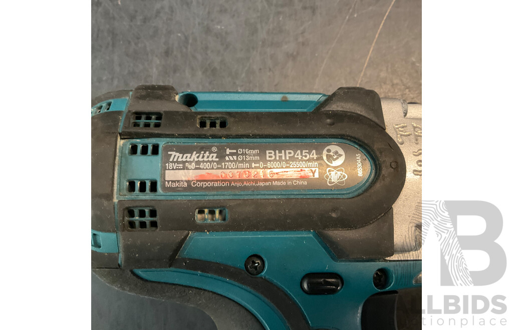 MAKITA BHP 454 Cordless Hammer Drill - Tool Only