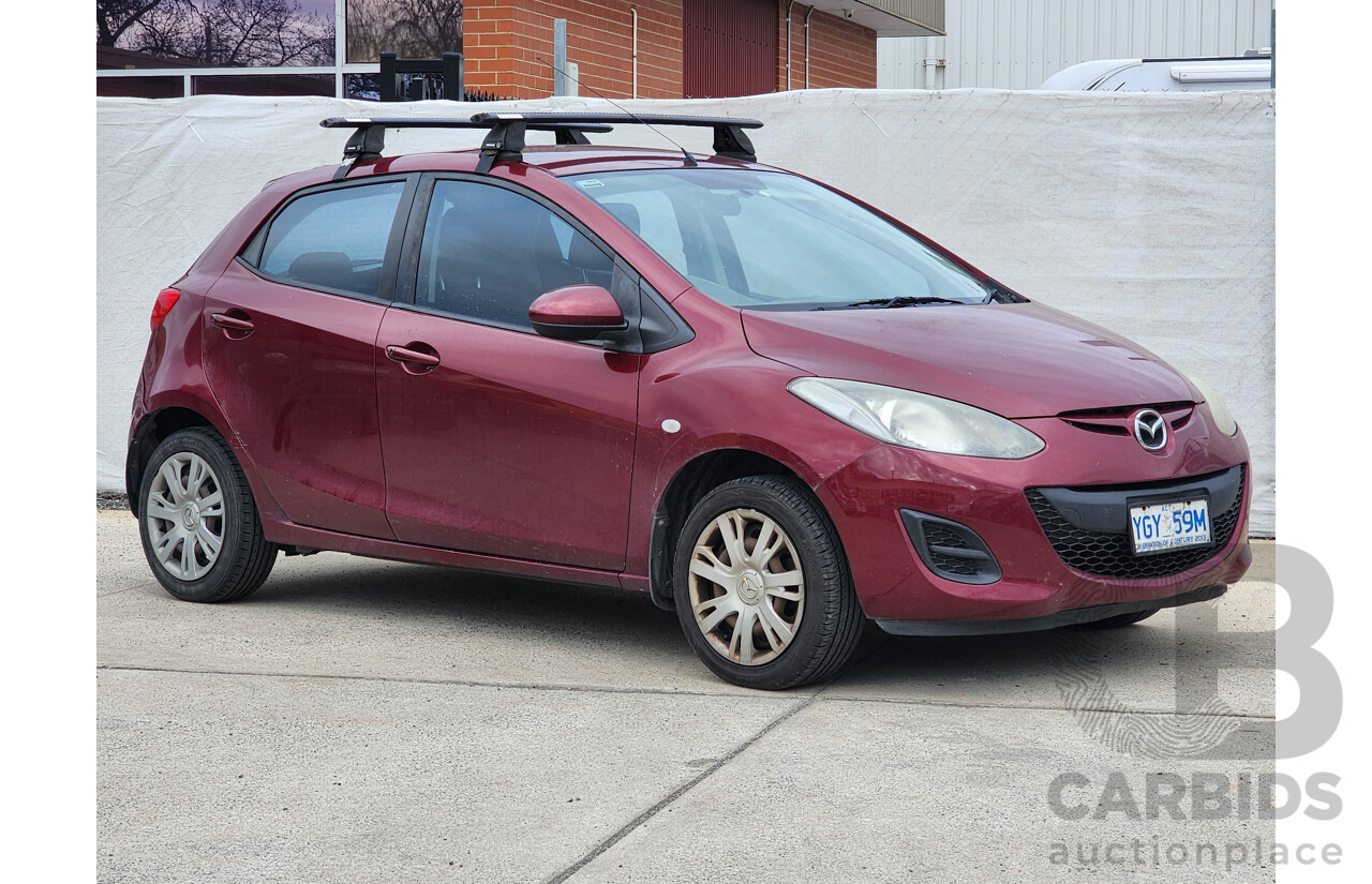 1/2011 Mazda Mazda2 NEO DE MY11 5d Hatchback Red 1.5L