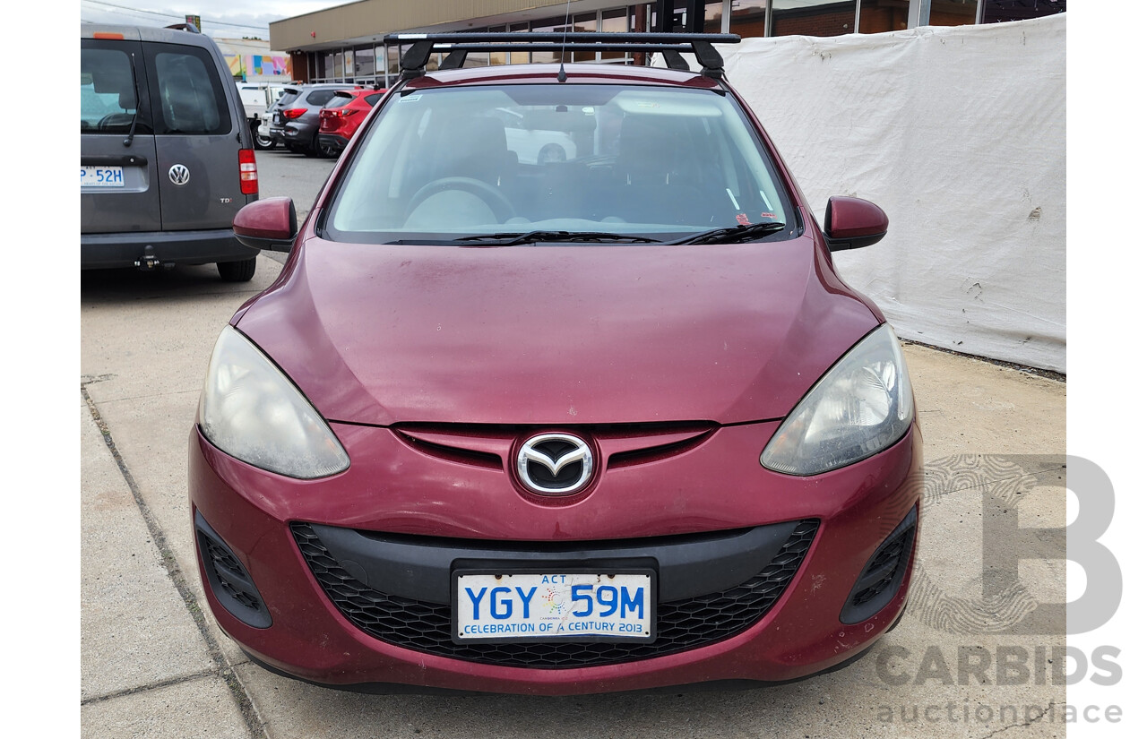 1/2011 Mazda Mazda2 NEO DE MY11 5d Hatchback Red 1.5L