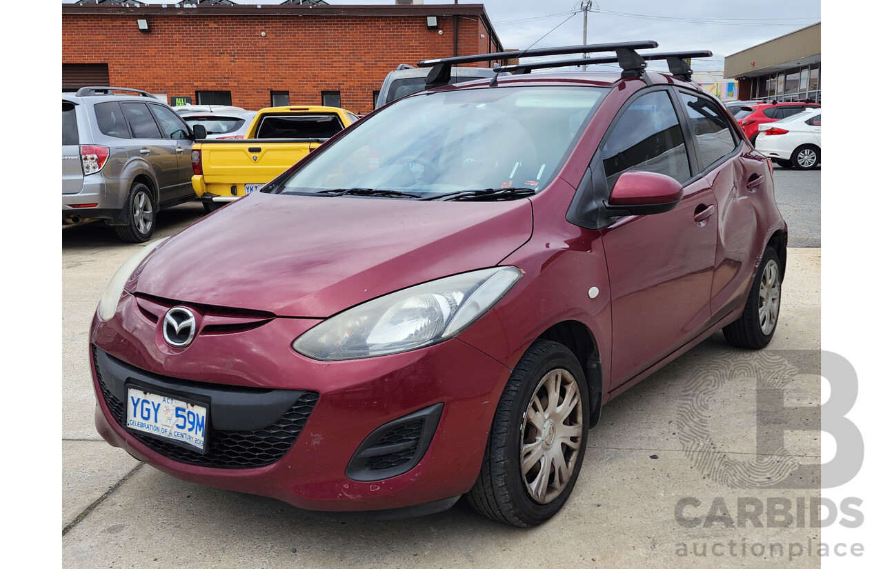 1/2011 Mazda Mazda2 NEO DE MY11 5d Hatchback Red 1.5L