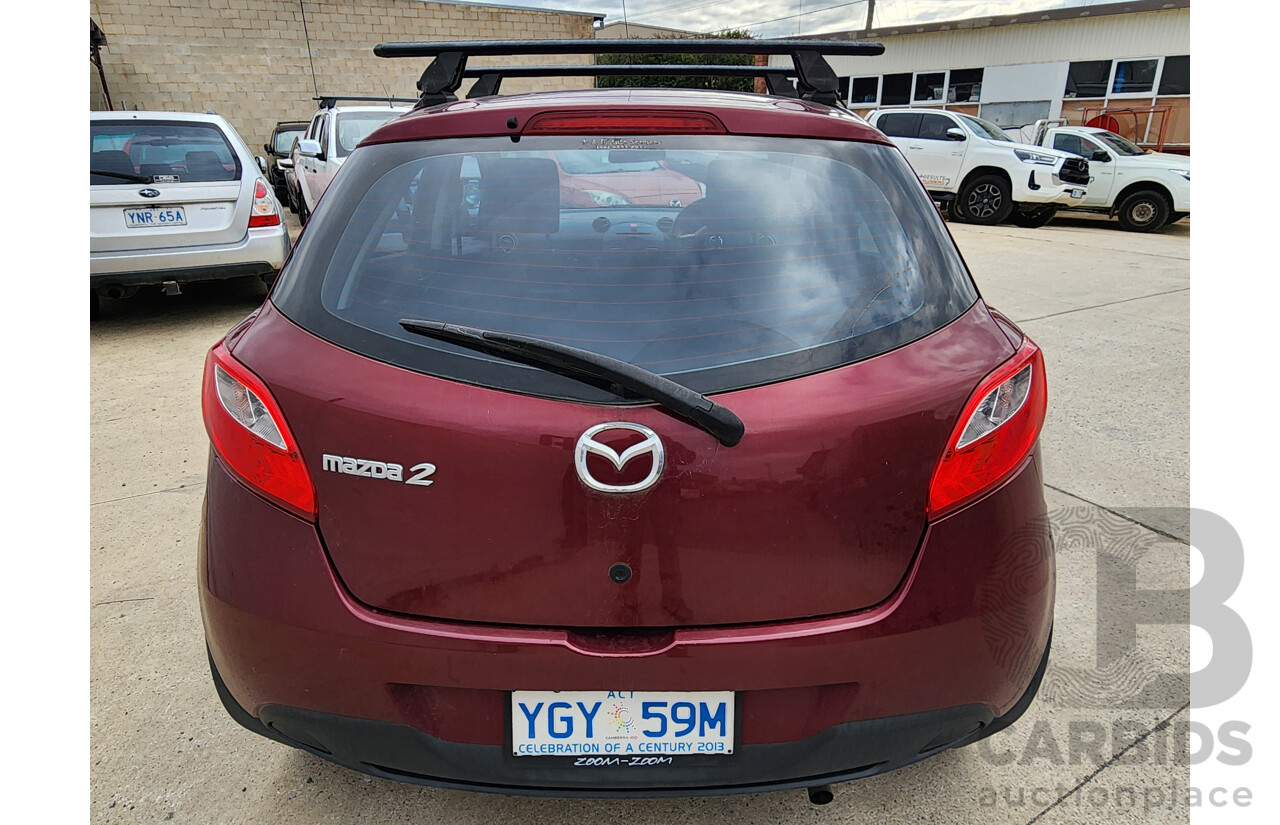 1/2011 Mazda Mazda2 NEO DE MY11 5d Hatchback Red 1.5L