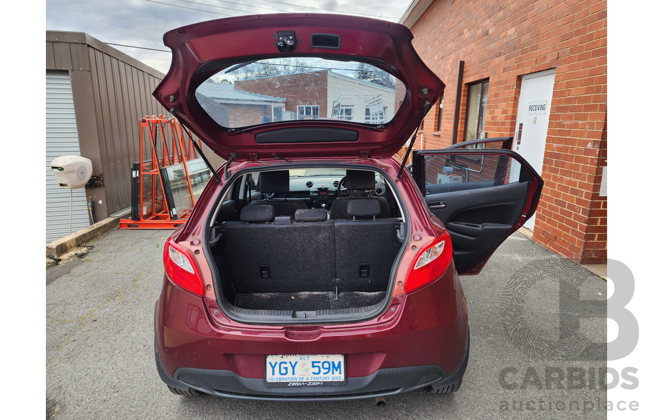 1/2011 Mazda Mazda2 NEO DE MY11 5d Hatchback Red 1.5L