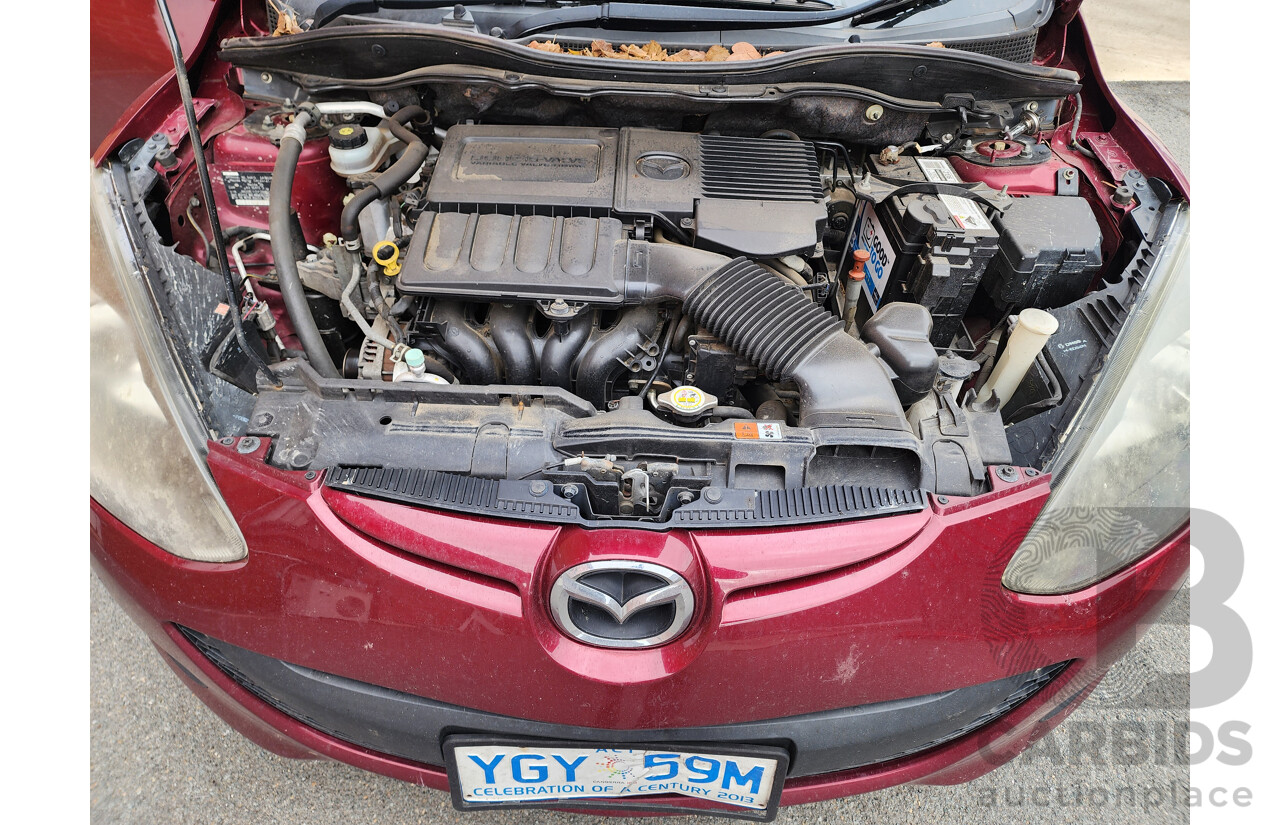 1/2011 Mazda Mazda2 NEO DE MY11 5d Hatchback Red 1.5L