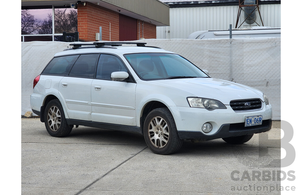7/2006 Subaru Outback 2.5i MY06 4d Wagon White 2.5L