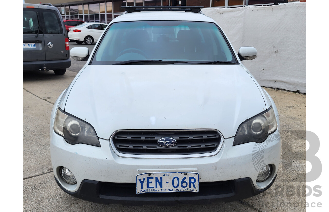 7/2006 Subaru Outback 2.5i MY06 4d Wagon White 2.5L