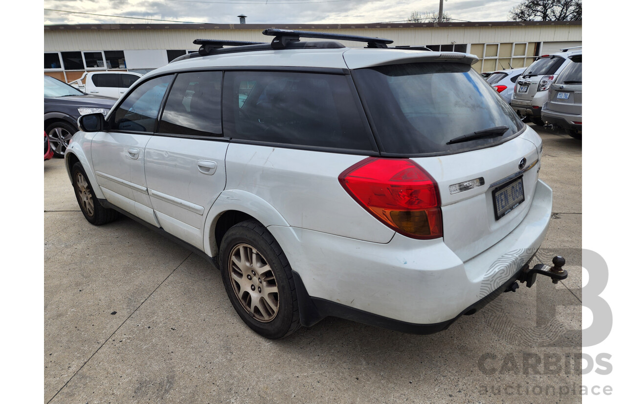 7/2006 Subaru Outback 2.5i MY06 4d Wagon White 2.5L