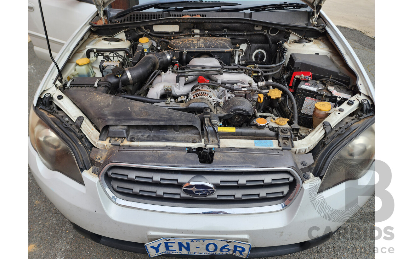 7/2006 Subaru Outback 2.5i MY06 4d Wagon White 2.5L