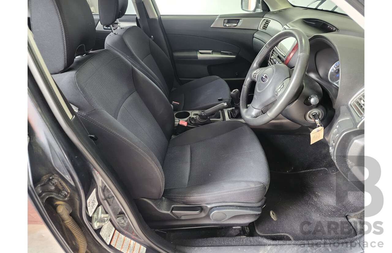 2/2012 Subaru Forester XS MY12 4d Wagon Grey 2.5L