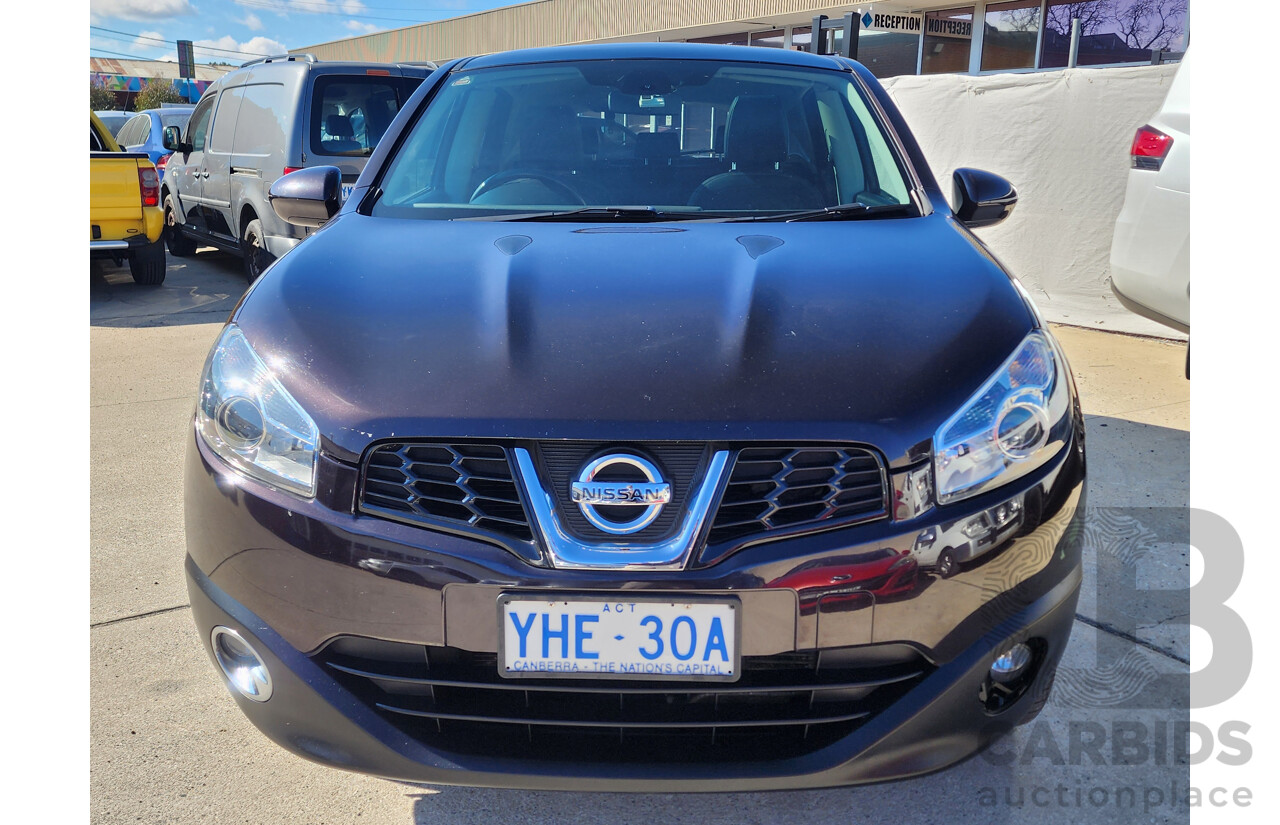 5/2010 Nissan Dualis Ti (4x2) J10 MY10 4d Wagon Maroon 2.0L