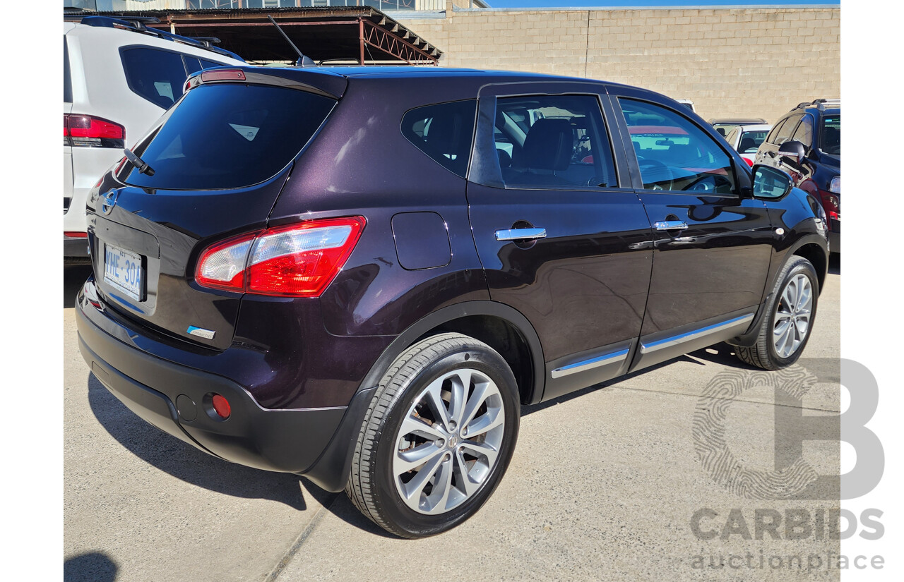 5/2010 Nissan Dualis Ti (4x2) J10 MY10 4d Wagon Maroon 2.0L