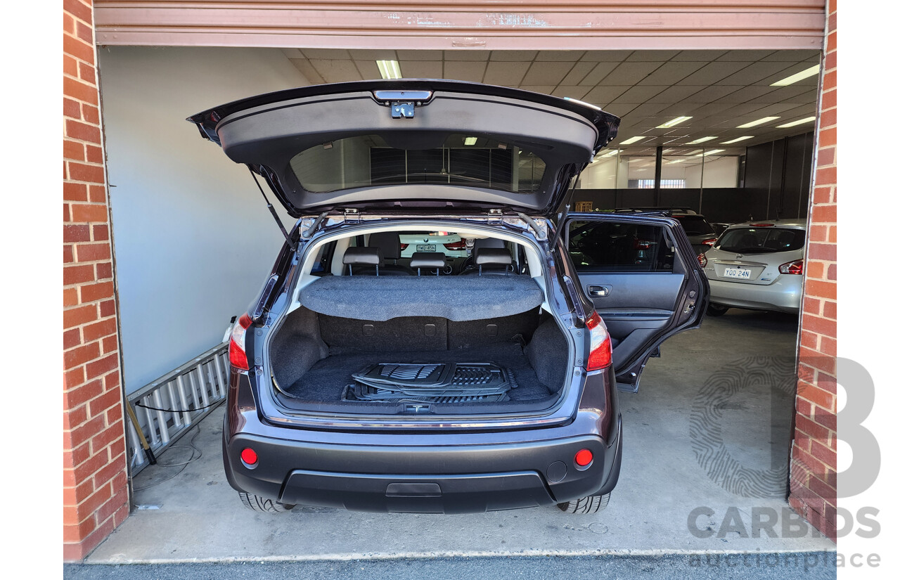5/2010 Nissan Dualis Ti (4x2) J10 MY10 4d Wagon Maroon 2.0L