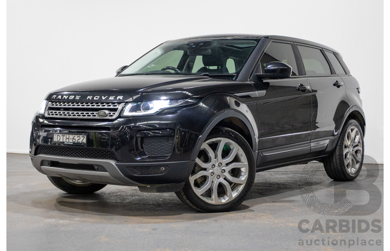 12/2017 Range Rover Evoque Td4 (110kW) SE (AWD) LV MY18 5D Wagon Santorini Santorini Black Turbo Diesel 2.0L
