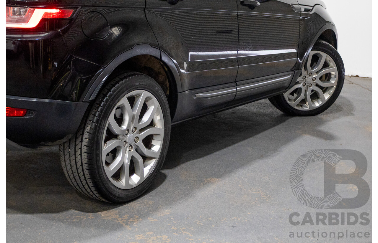 12/2017 Range Rover Evoque Td4 (110kW) SE (AWD) LV MY18 5D Wagon Santorini Santorini Black Turbo Diesel 2.0L