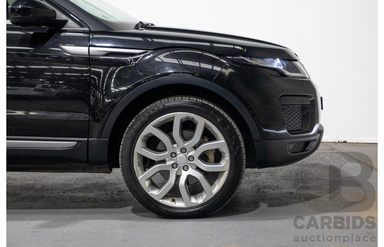 12/2017 Range Rover Evoque Td4 (110kW) SE (AWD) LV MY18 5D Wagon Santorini Santorini Black Turbo Diesel 2.0L