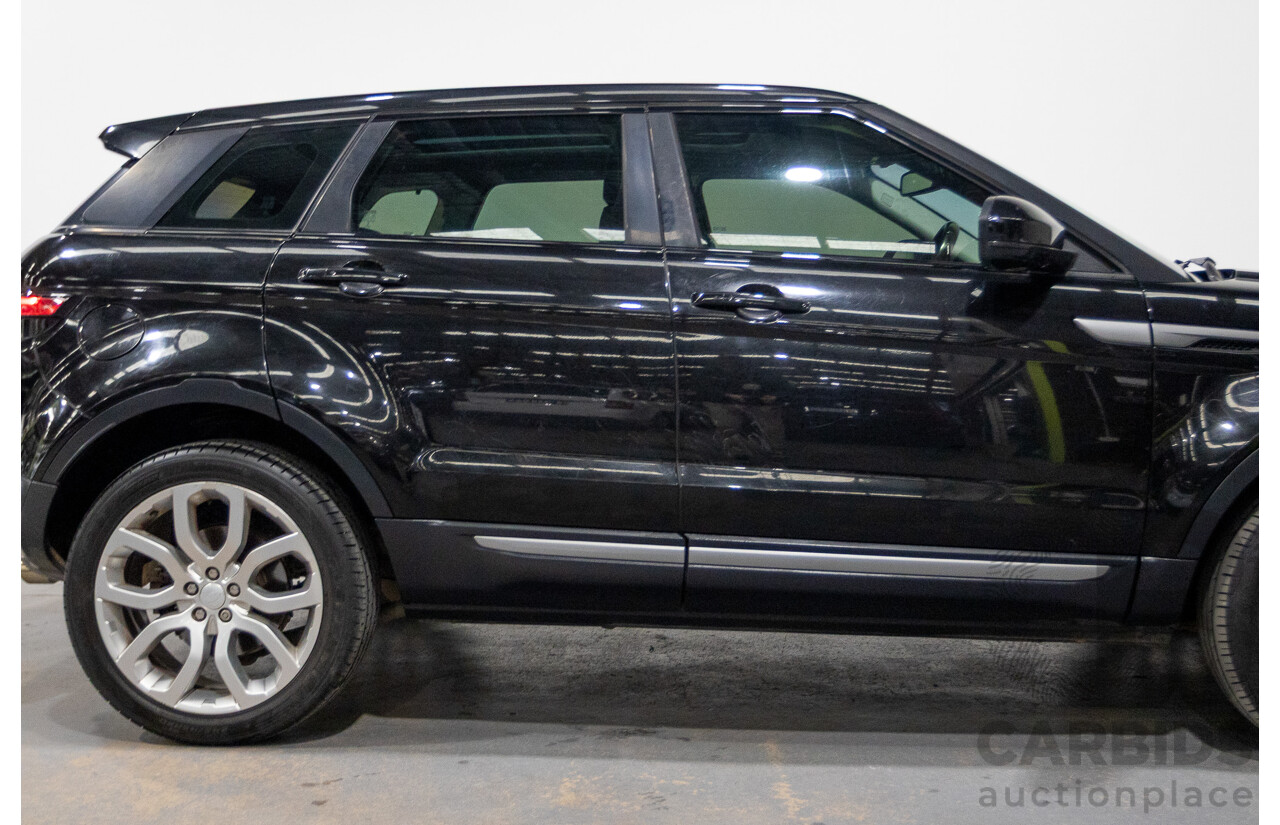 12/2017 Range Rover Evoque Td4 (110kW) SE (AWD) LV MY18 5D Wagon Santorini Santorini Black Turbo Diesel 2.0L