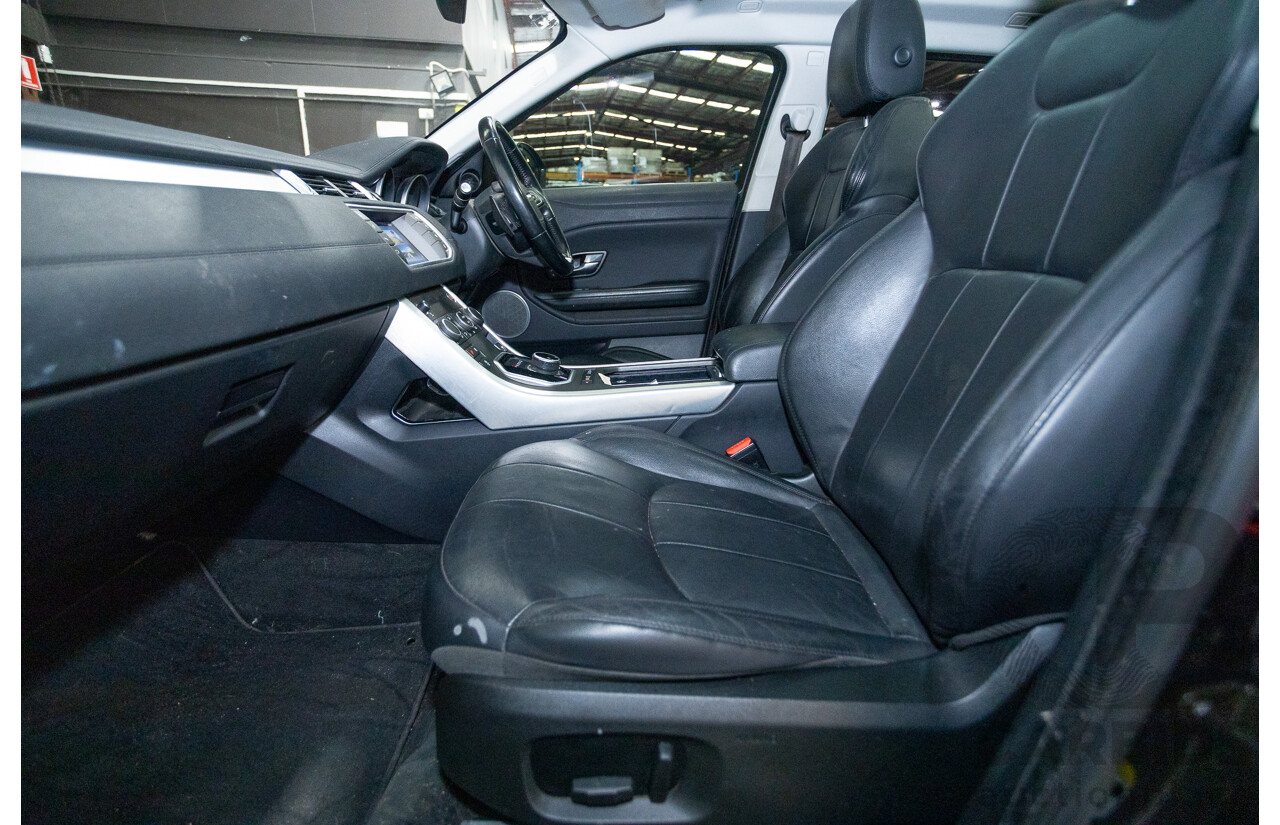 12/2017 Range Rover Evoque Td4 (110kW) SE (AWD) LV MY18 5D Wagon Santorini Santorini Black Turbo Diesel 2.0L
