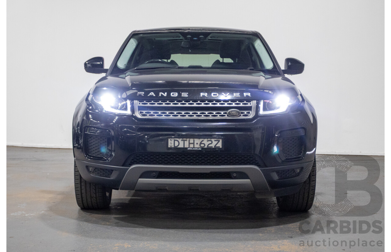 12/2017 Range Rover Evoque Td4 (110kW) SE (AWD) LV MY18 5D Wagon Santorini Santorini Black Turbo Diesel 2.0L