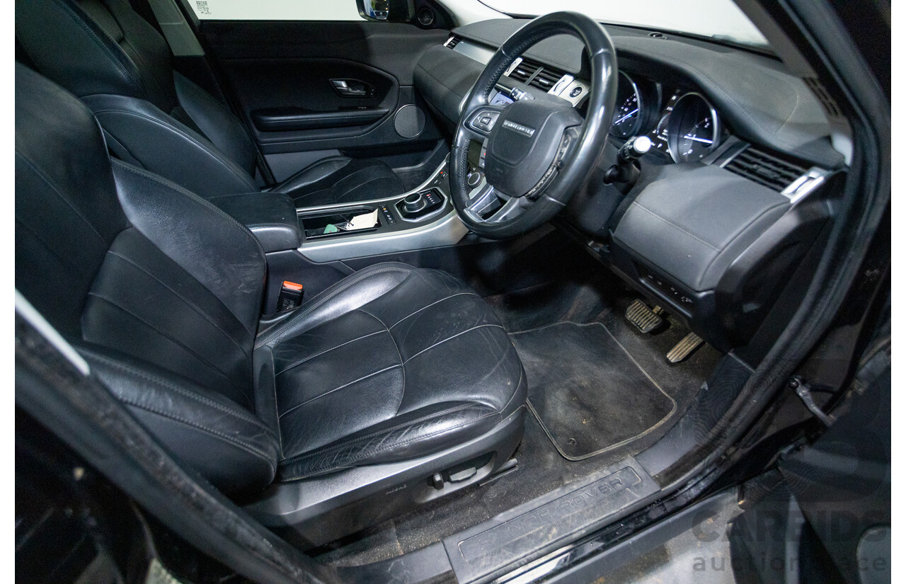 12/2017 Range Rover Evoque Td4 (110kW) SE (AWD) LV MY18 5D Wagon Santorini Santorini Black Turbo Diesel 2.0L