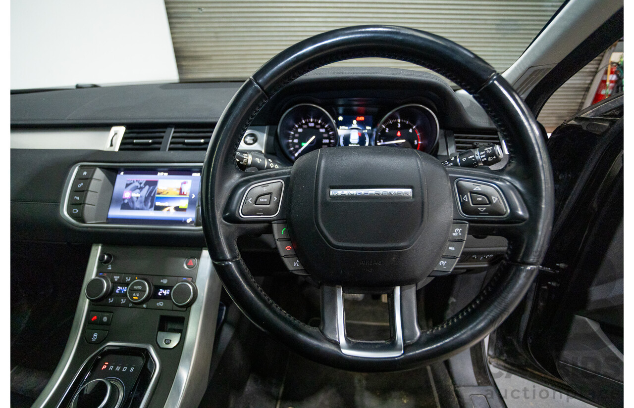 12/2017 Range Rover Evoque Td4 (110kW) SE (AWD) LV MY18 5D Wagon Santorini Santorini Black Turbo Diesel 2.0L