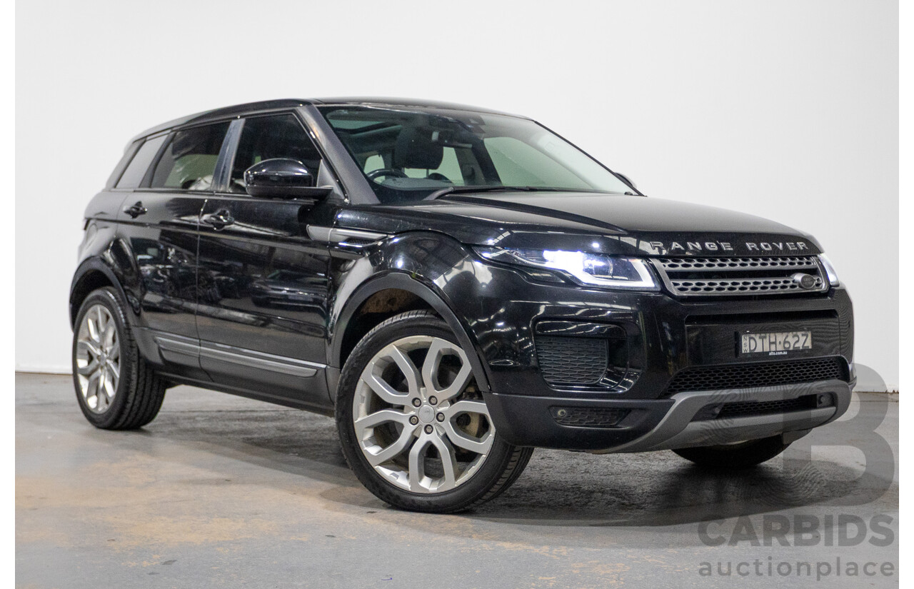 12/2017 Range Rover Evoque Td4 (110kW) SE (AWD) LV MY18 5D Wagon Santorini Santorini Black Turbo Diesel 2.0L