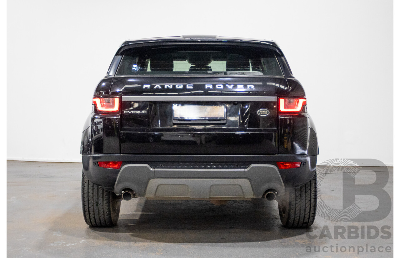 12/2017 Range Rover Evoque Td4 (110kW) SE (AWD) LV MY18 5D Wagon Santorini Santorini Black Turbo Diesel 2.0L