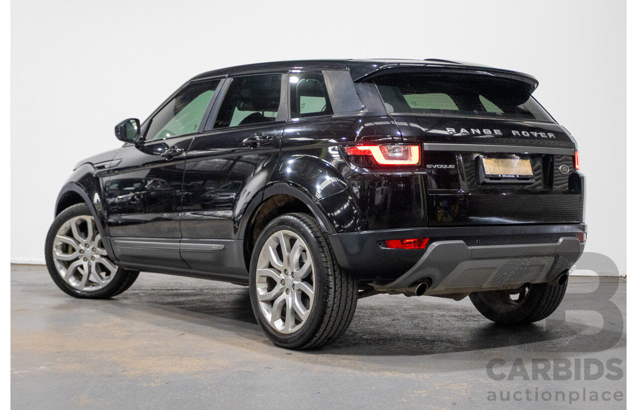 12/2017 Range Rover Evoque Td4 (110kW) SE (AWD) LV MY18 5D Wagon Santorini Santorini Black Turbo Diesel 2.0L