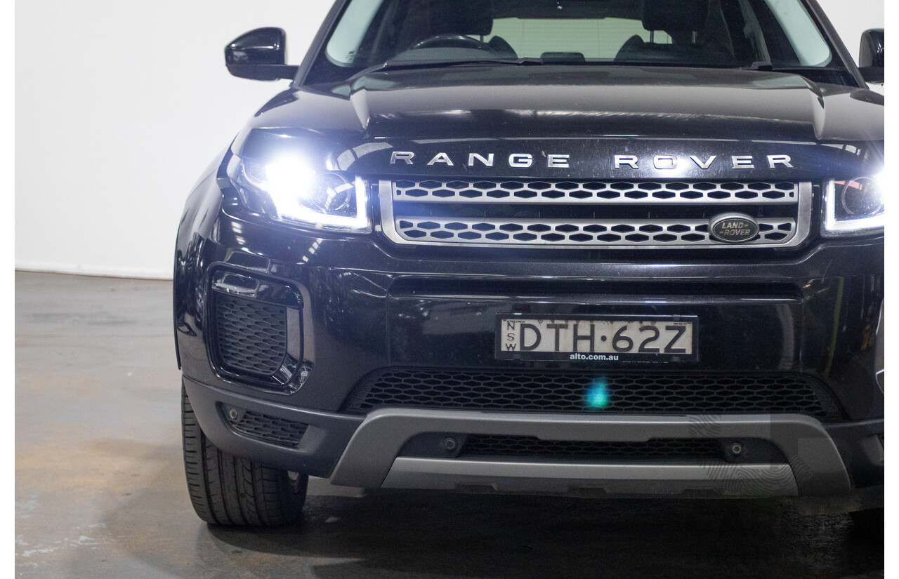 12/2017 Range Rover Evoque Td4 (110kW) SE (AWD) LV MY18 5D Wagon Santorini Santorini Black Turbo Diesel 2.0L