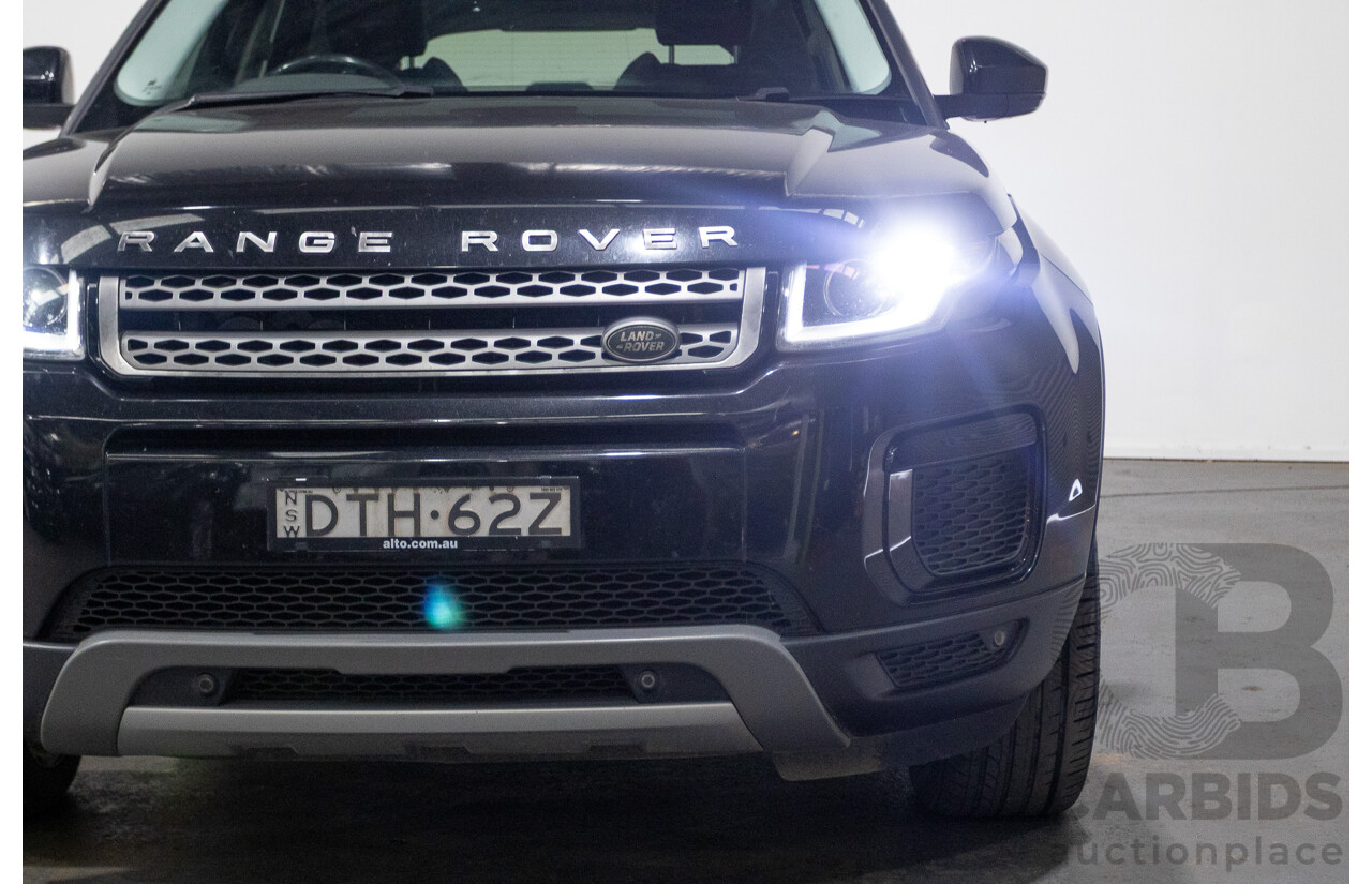 12/2017 Range Rover Evoque Td4 (110kW) SE (AWD) LV MY18 5D Wagon Santorini Santorini Black Turbo Diesel 2.0L