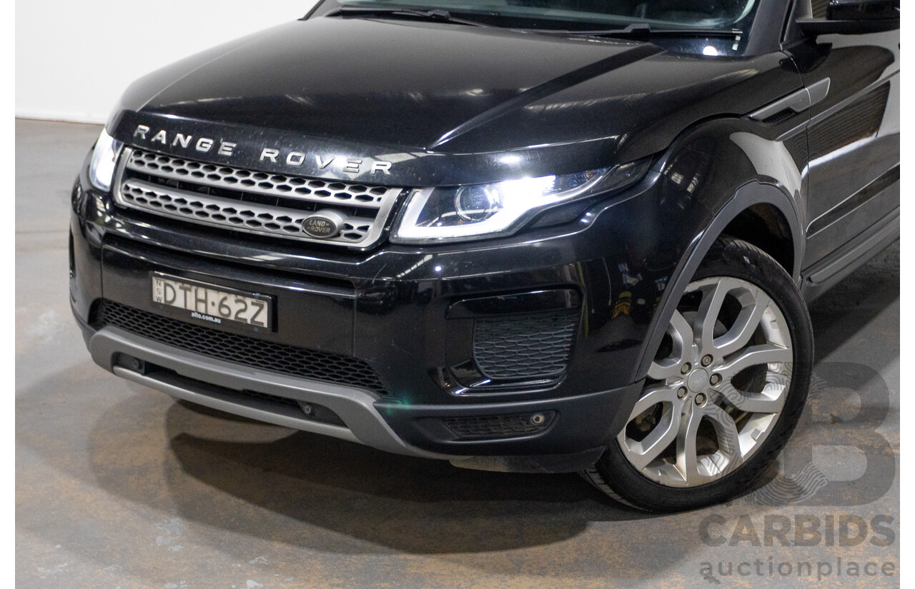 12/2017 Range Rover Evoque Td4 (110kW) SE (AWD) LV MY18 5D Wagon Santorini Santorini Black Turbo Diesel 2.0L