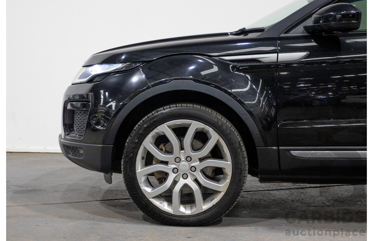 12/2017 Range Rover Evoque Td4 (110kW) SE (AWD) LV MY18 5D Wagon Santorini Santorini Black Turbo Diesel 2.0L