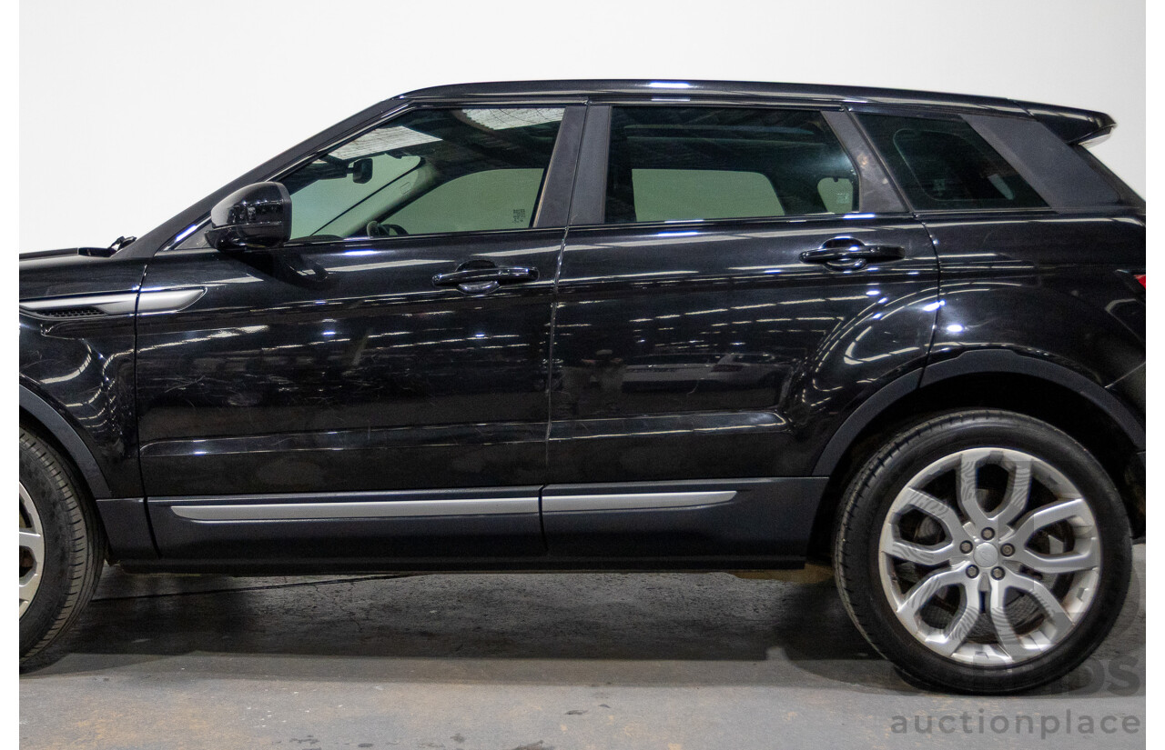 12/2017 Range Rover Evoque Td4 (110kW) SE (AWD) LV MY18 5D Wagon Santorini Santorini Black Turbo Diesel 2.0L