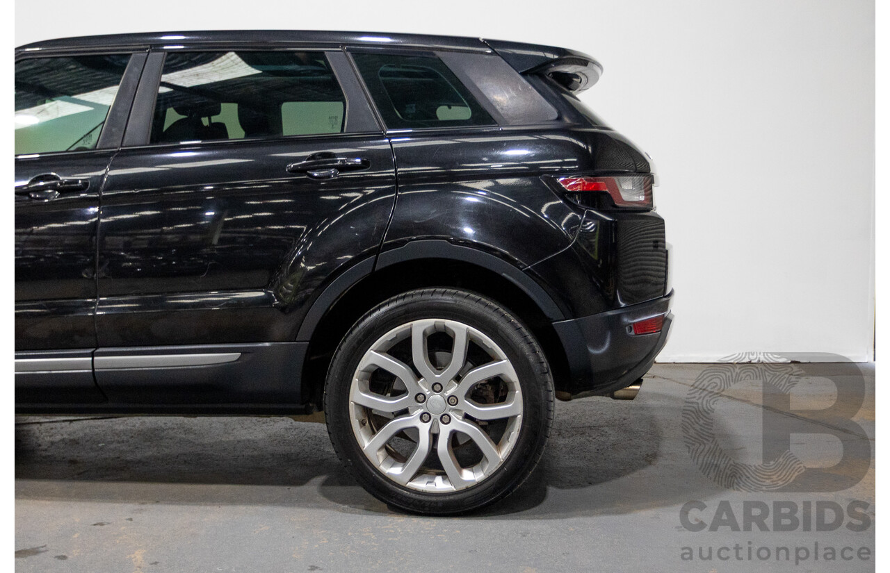 12/2017 Range Rover Evoque Td4 (110kW) SE (AWD) LV MY18 5D Wagon Santorini Santorini Black Turbo Diesel 2.0L