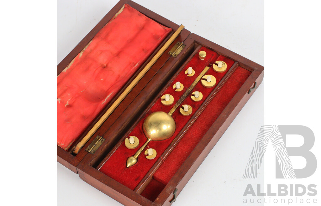 Vintage Cased Sikes Hydormeter by T.O Blake