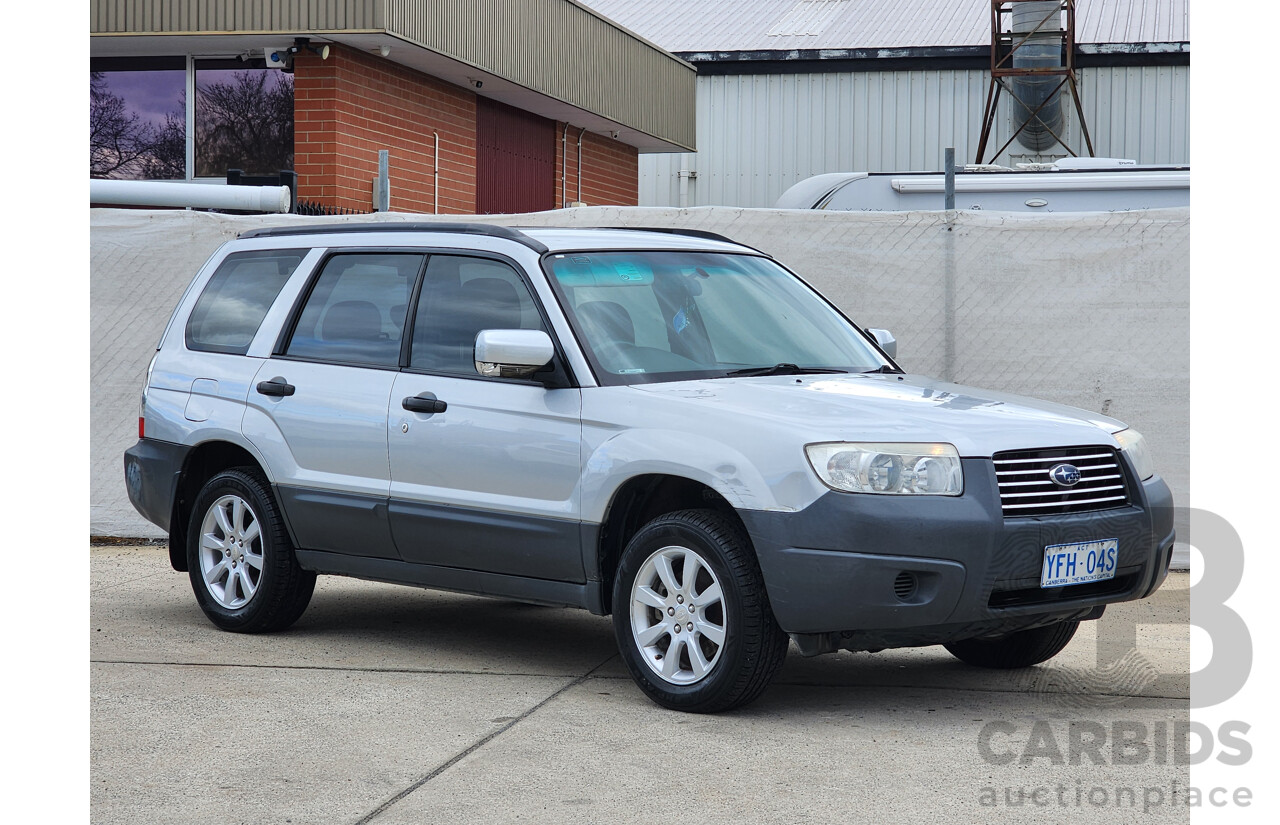 6/2007 Subaru Forester X MY07 4d Wagon Silver 2.5L