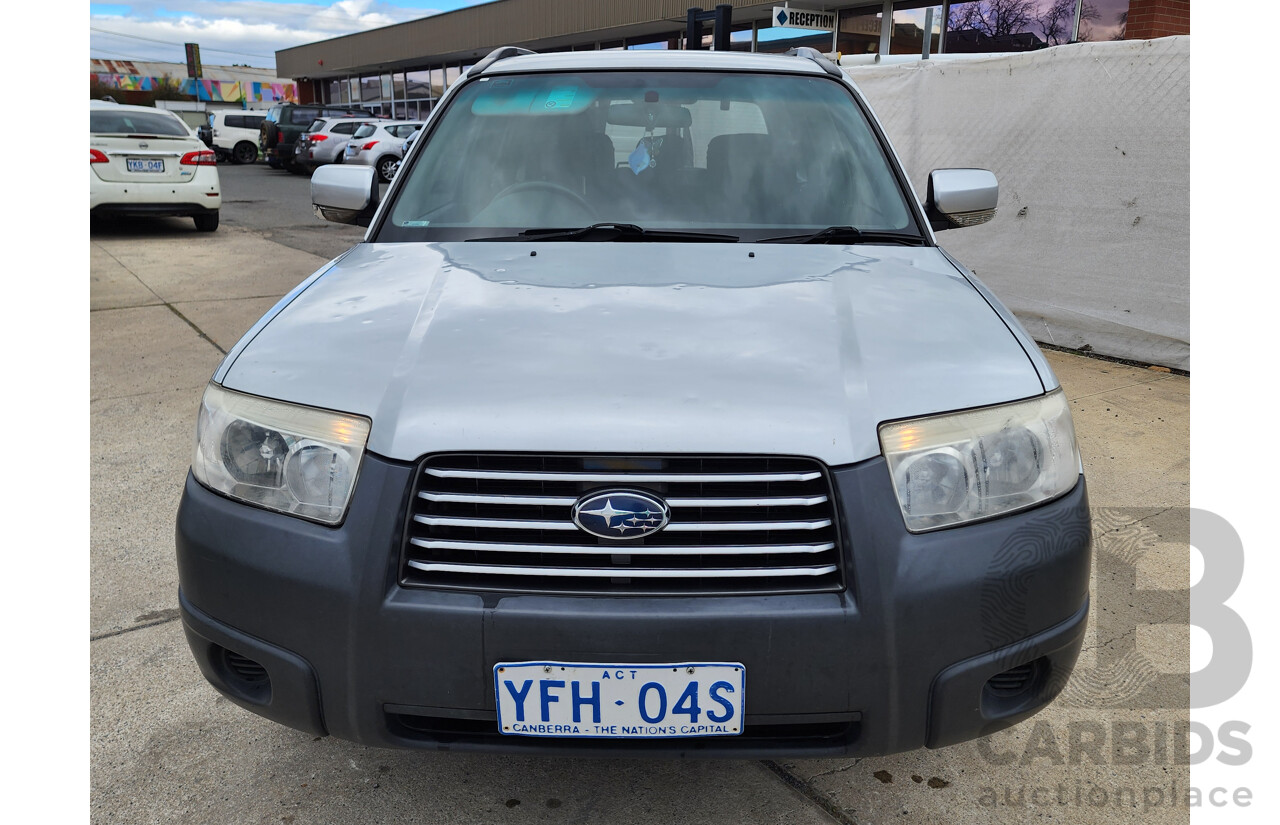 6/2007 Subaru Forester X MY07 4d Wagon Silver 2.5L