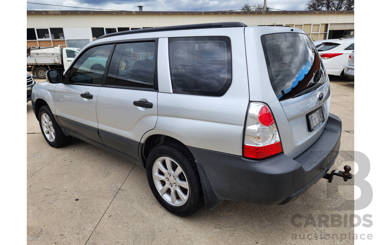 6/2007 Subaru Forester X MY07 4d Wagon Silver 2.5L