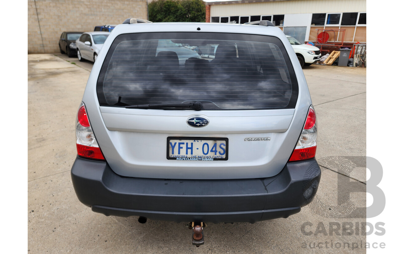 6/2007 Subaru Forester X MY07 4d Wagon Silver 2.5L