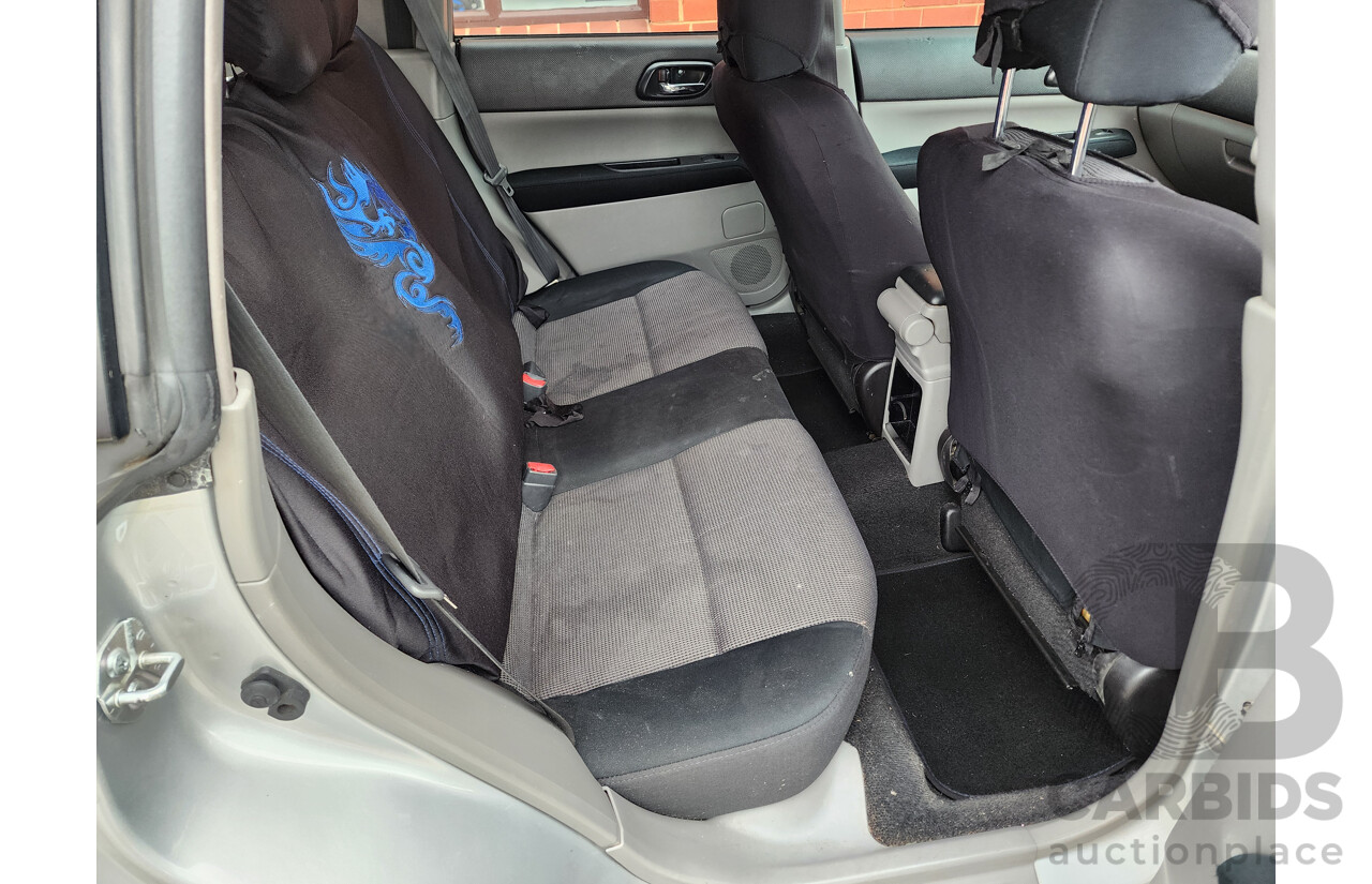 6/2007 Subaru Forester X MY07 4d Wagon Silver 2.5L