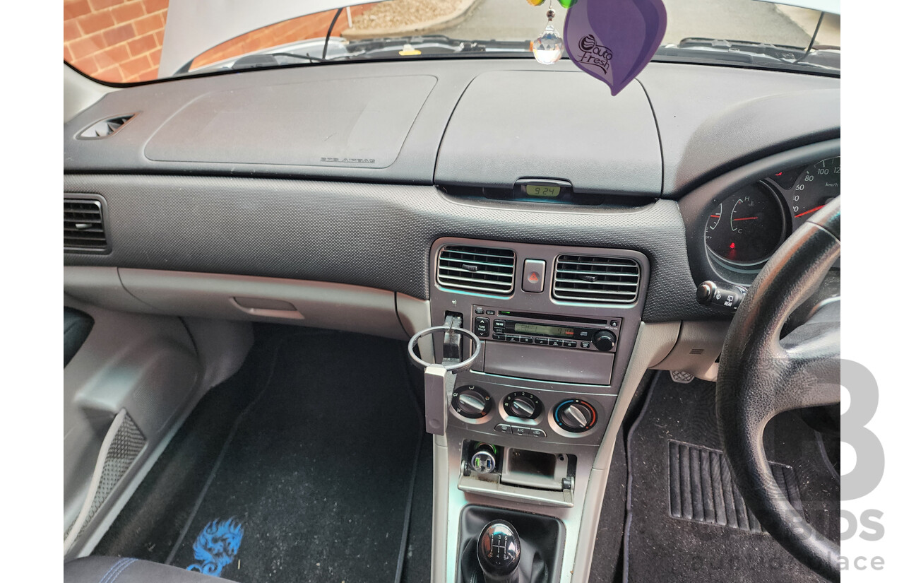 6/2007 Subaru Forester X MY07 4d Wagon Silver 2.5L