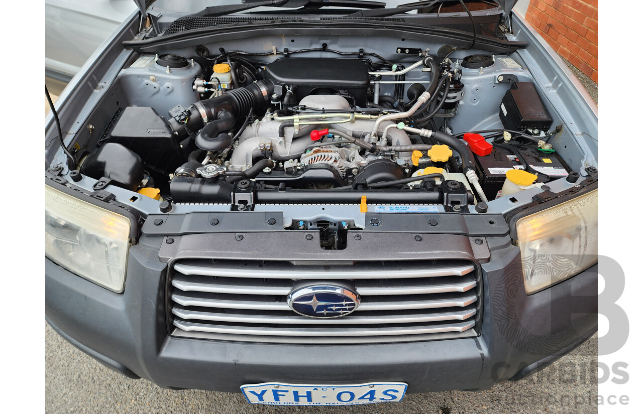 6/2007 Subaru Forester X MY07 4d Wagon Silver 2.5L