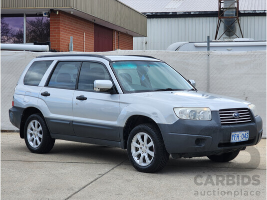 6/2007 Subaru Forester X MY07 4d Wagon Silver 2.5L