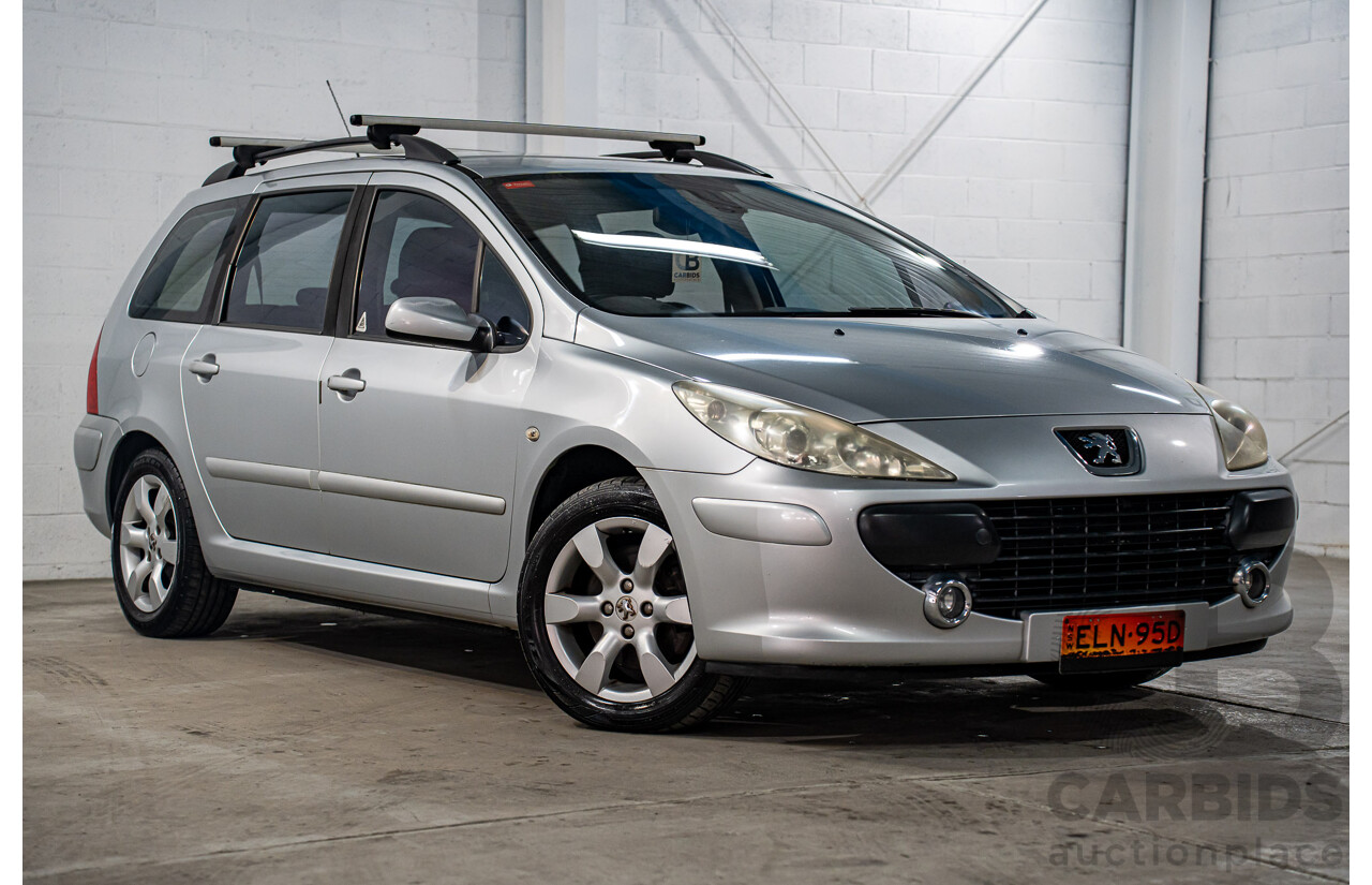 1/2006 Peugeot 307 XSE HDi 2.0 Touring MY06 Upgrade 4d Wagon Aluminium Grey Metallic Turbo Diesel 2.0L