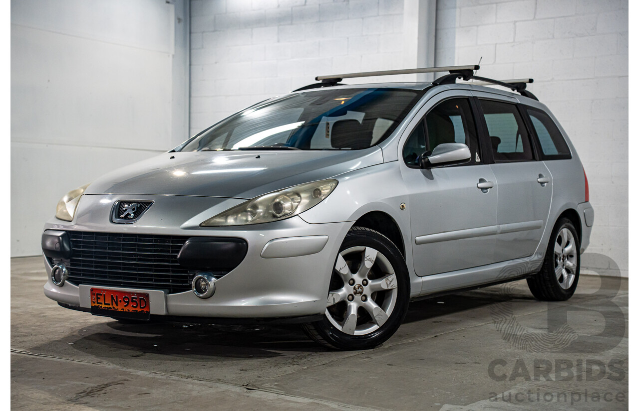 1/2006 Peugeot 307 XSE HDi 2.0 Touring MY06 Upgrade 4d Wagon Aluminium Grey Metallic Turbo Diesel 2.0L