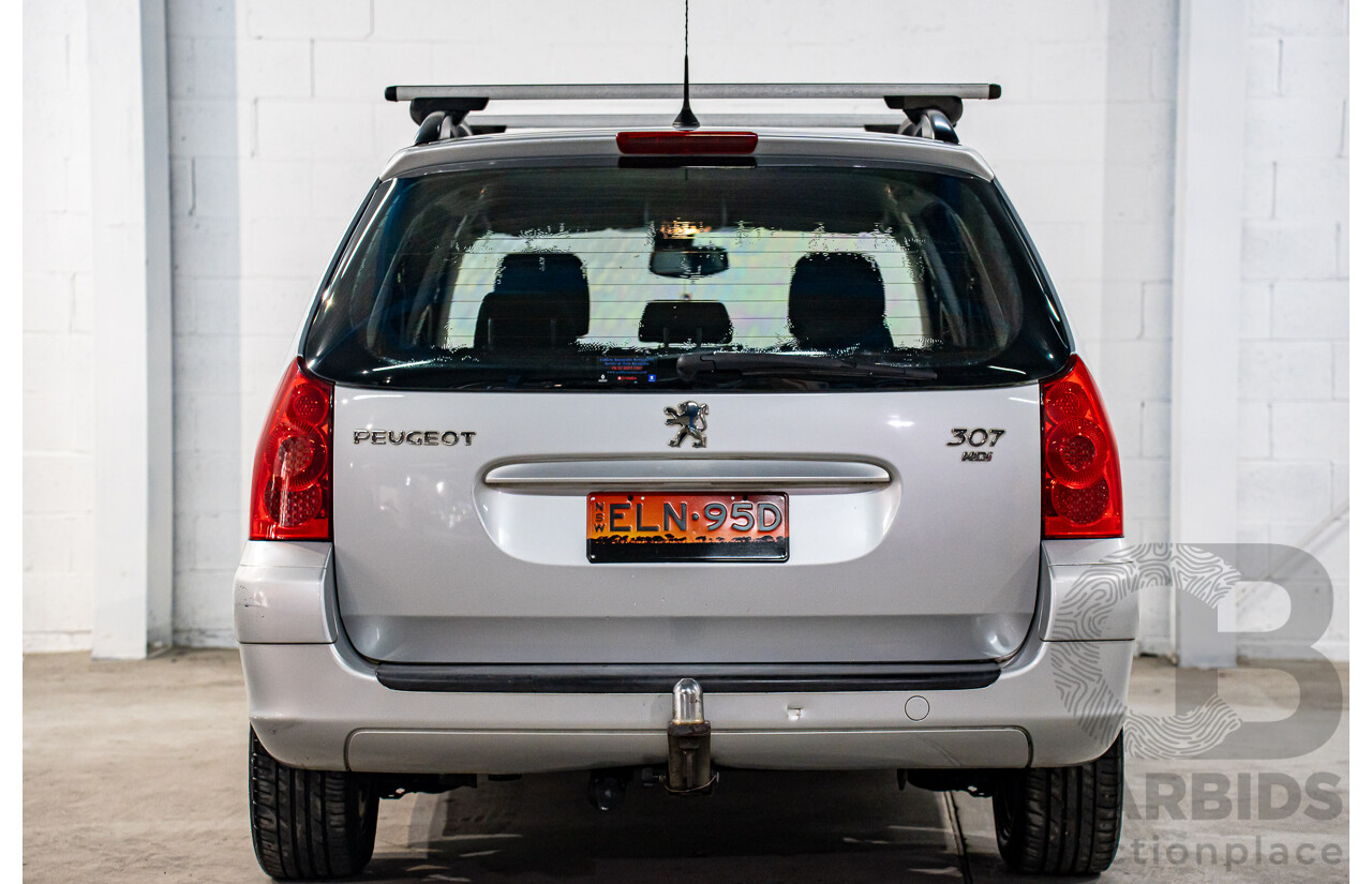 1/2006 Peugeot 307 XSE HDi 2.0 Touring MY06 Upgrade 4d Wagon Aluminium Grey Metallic Turbo Diesel 2.0L