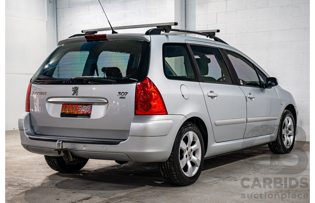 1/2006 Peugeot 307 XSE HDi 2.0 Touring MY06 Upgrade 4d Wagon Aluminium Grey Metallic Turbo Diesel 2.0L