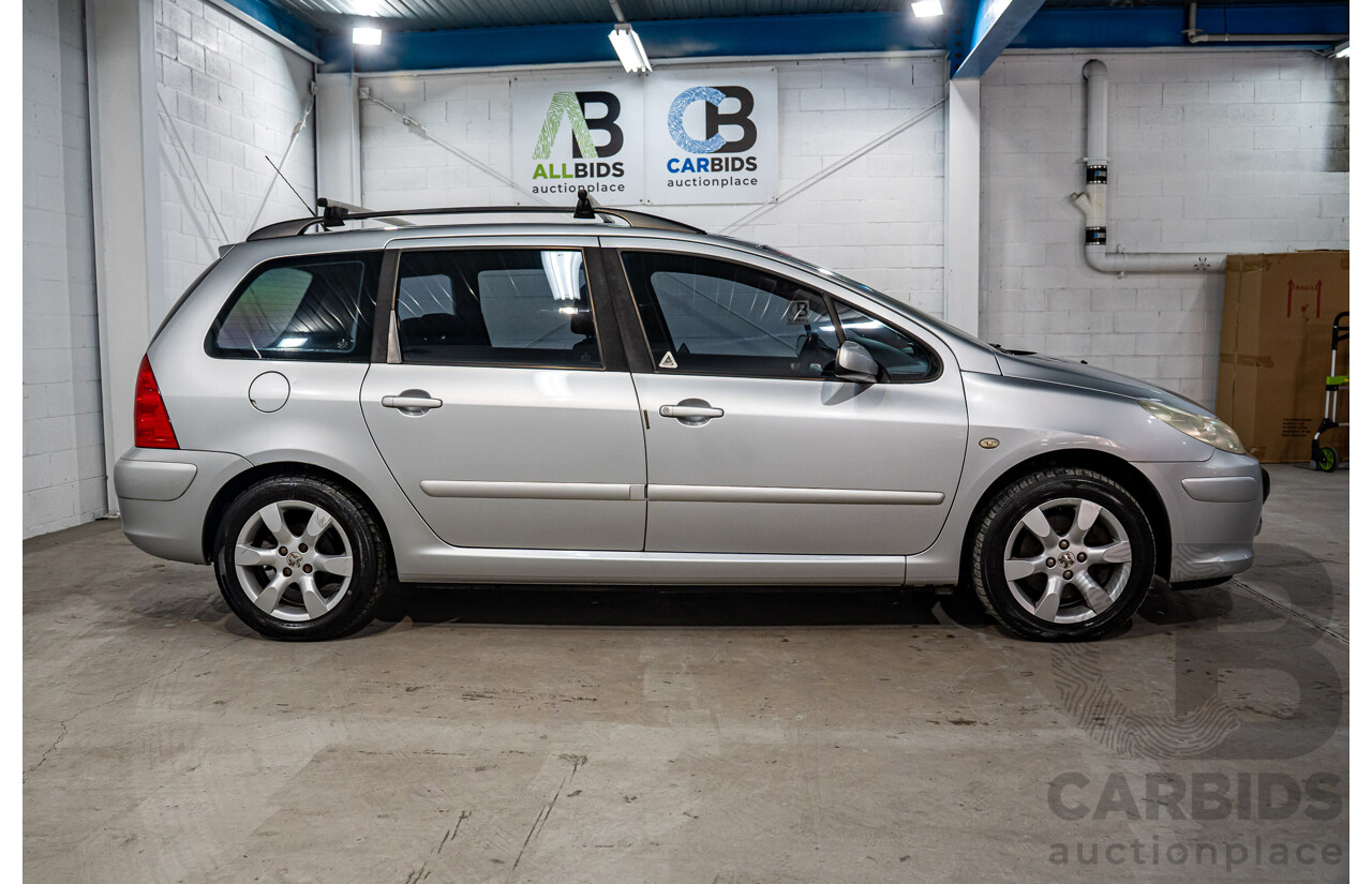 1/2006 Peugeot 307 XSE HDi 2.0 Touring MY06 Upgrade 4d Wagon Aluminium Grey Metallic Turbo Diesel 2.0L