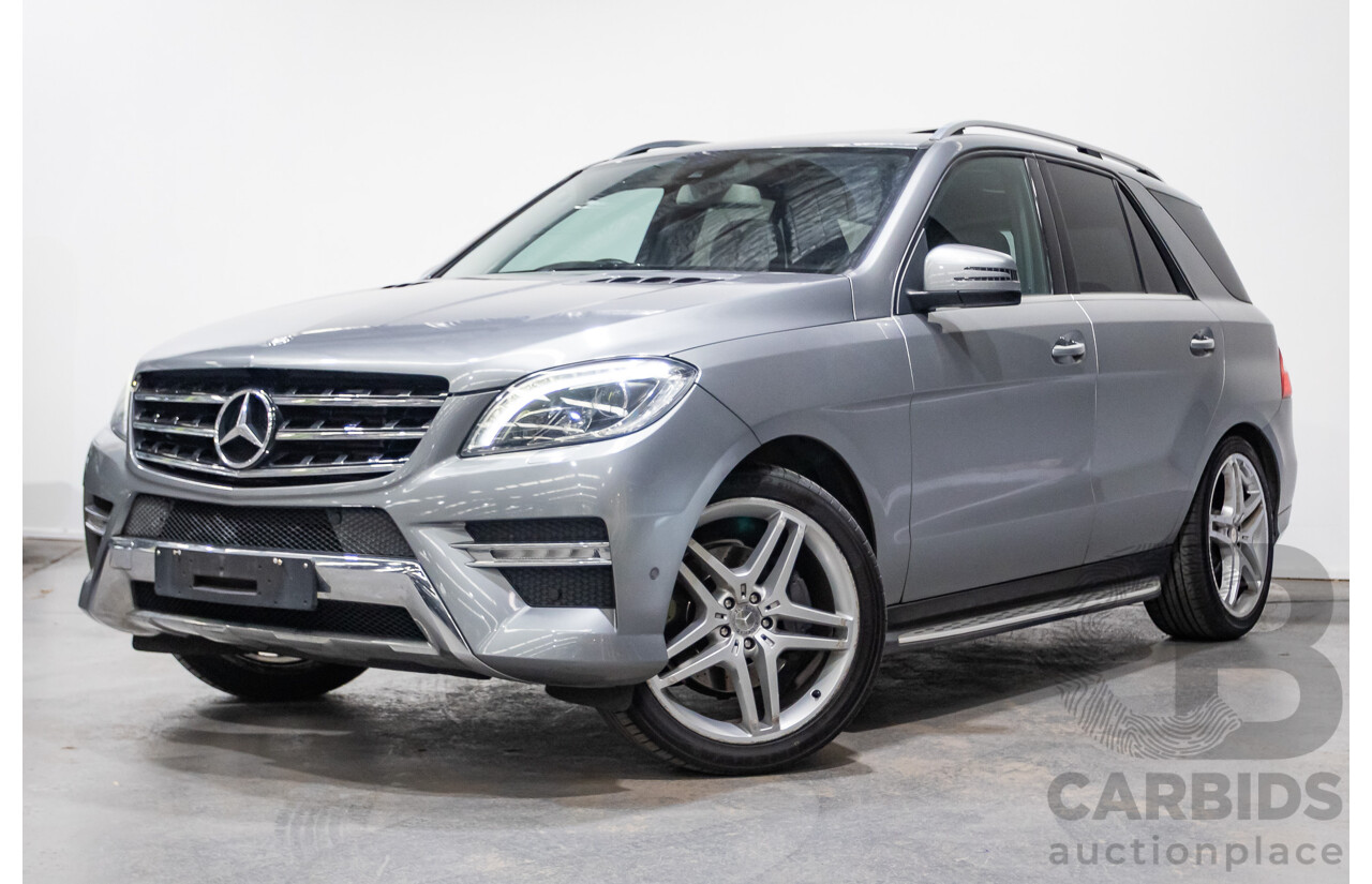 11/2012 Mercedes-Benz ML250CDI BLUETEC (AWD) AMG-Line Pack 166 4D Wagon Palladium Silver Turbo Diesel 2.1L