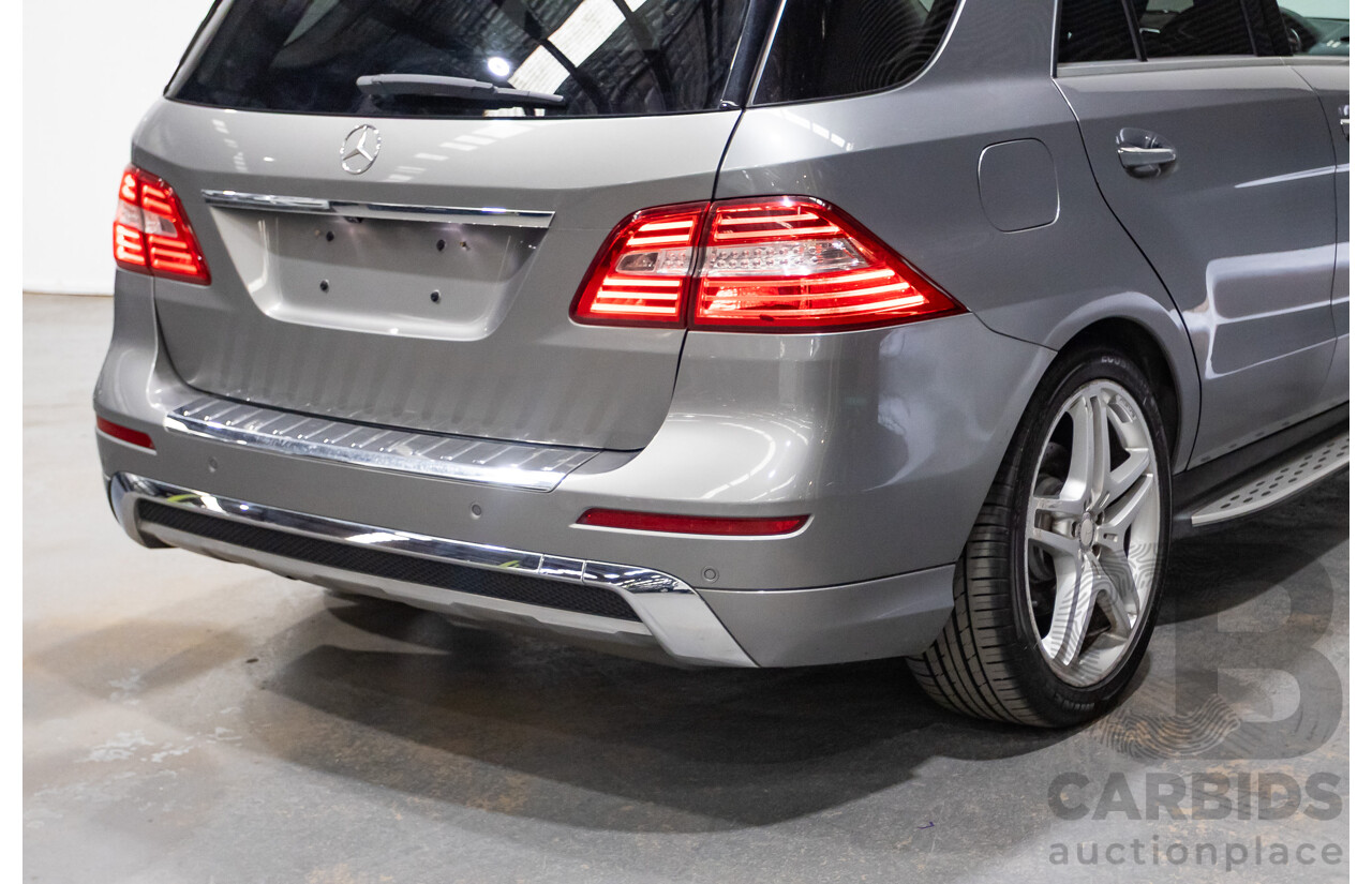 11/2012 Mercedes-Benz ML250CDI BLUETEC (AWD) AMG-Line Pack 166 4D Wagon Palladium Silver Turbo Diesel 2.1L