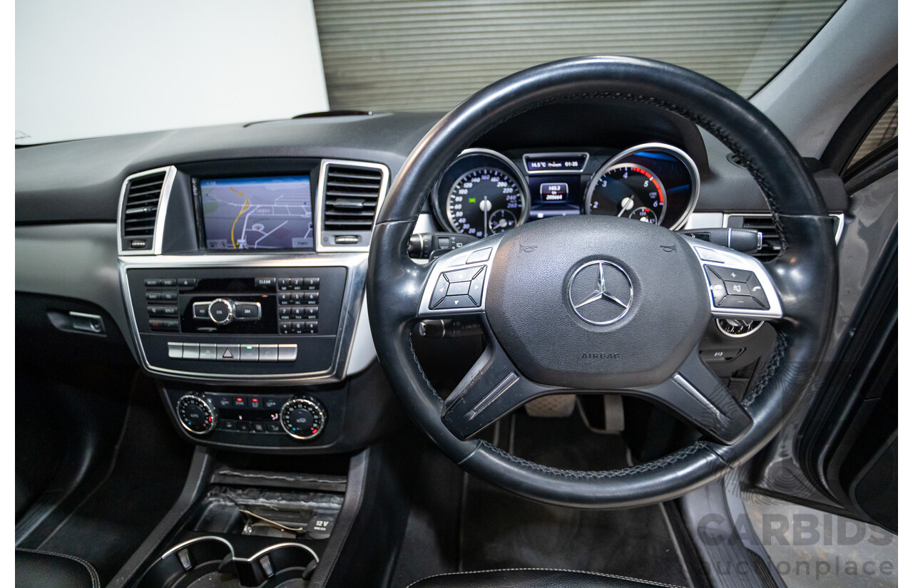 11/2012 Mercedes-Benz ML250CDI BLUETEC (AWD) AMG-Line Pack 166 4D Wagon Palladium Silver Turbo Diesel 2.1L