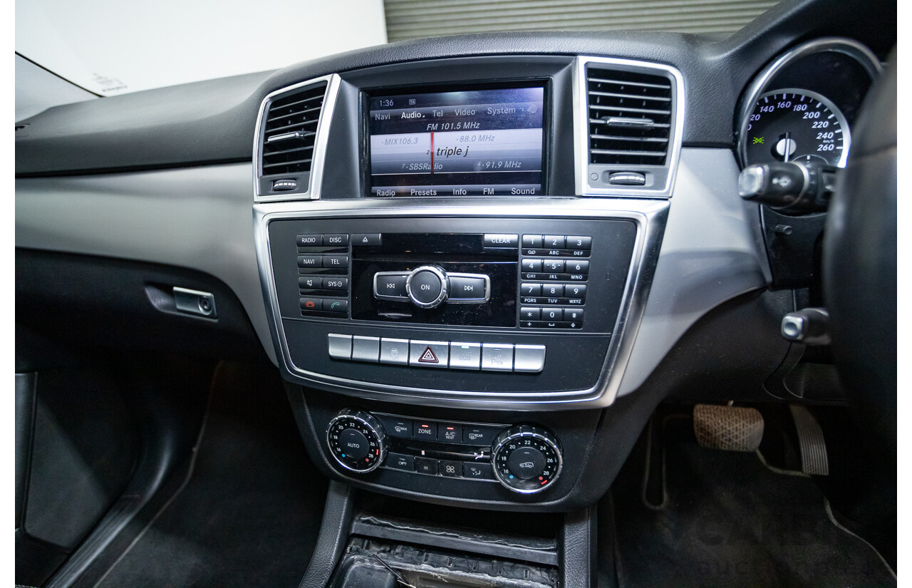 11/2012 Mercedes-Benz ML250CDI BLUETEC (AWD) AMG-Line Pack 166 4D Wagon Palladium Silver Turbo Diesel 2.1L